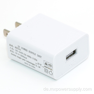 5 V 2A Ladegerät mit Pse UL FCCPower -Adapter